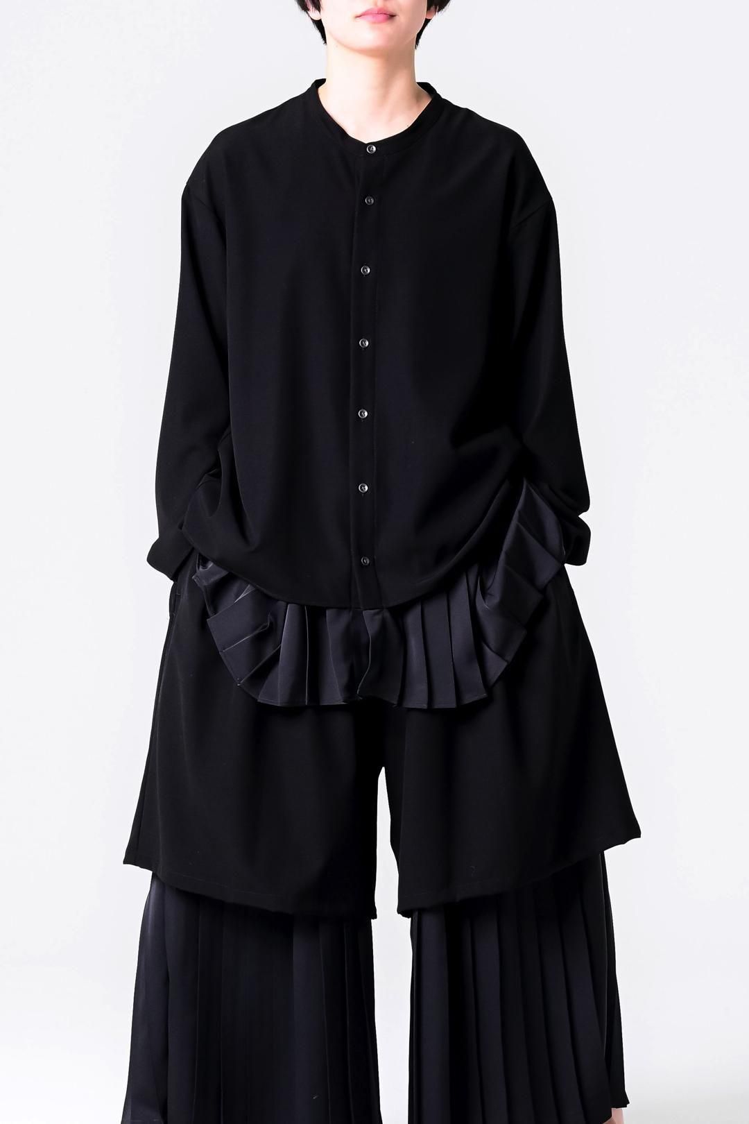 Pleats Layered Tier Shirt