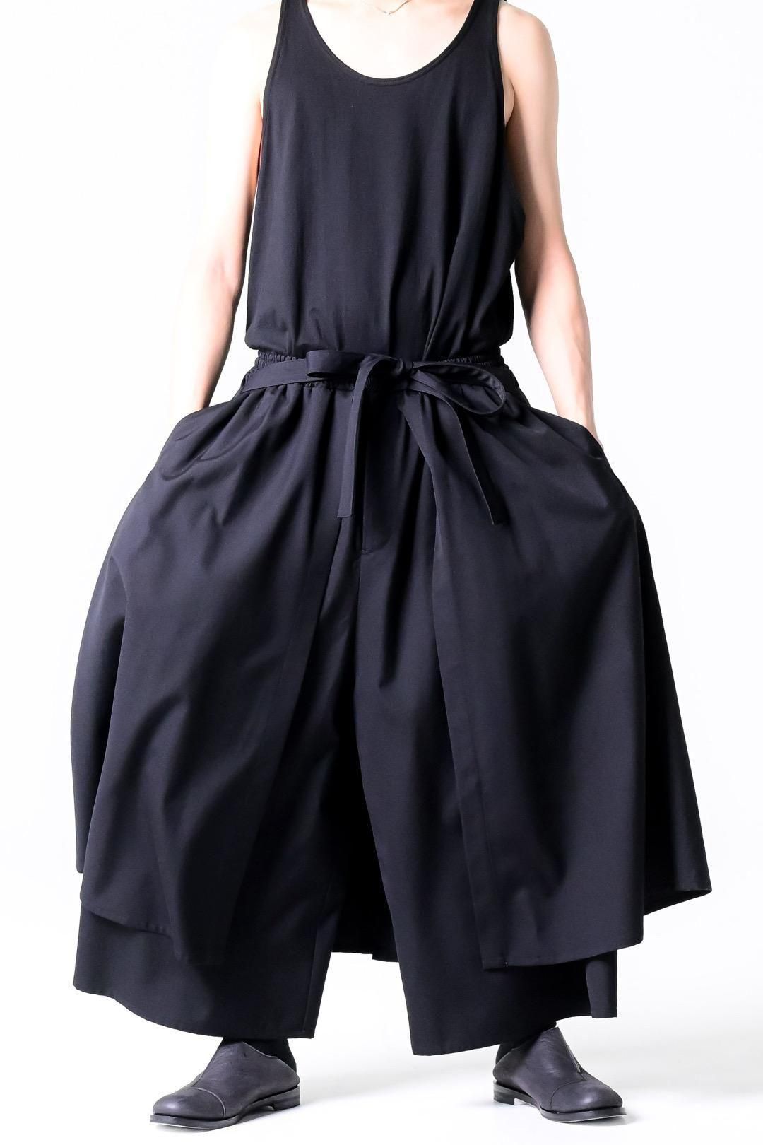 Wool Gabardine Layered 袴 Pants(easy ver) 2024
