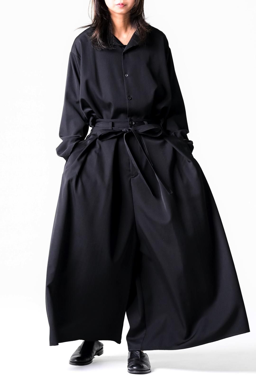 Wool Gabardine Kimono Pants