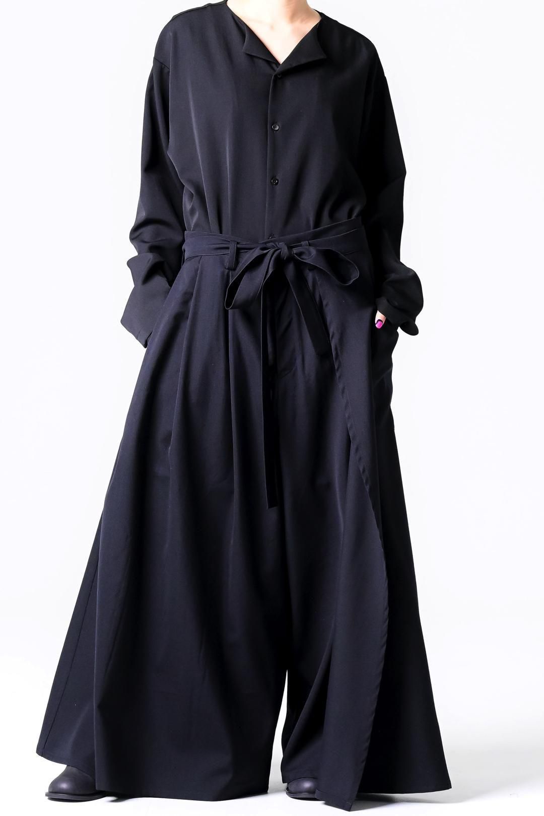 Wool Gabardine Wrap HAKAMA Pants