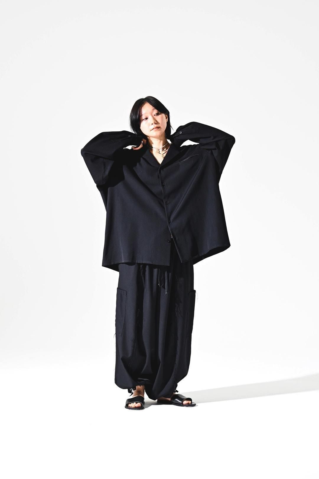 Wool Gabardine 開襟 Gang Shirt