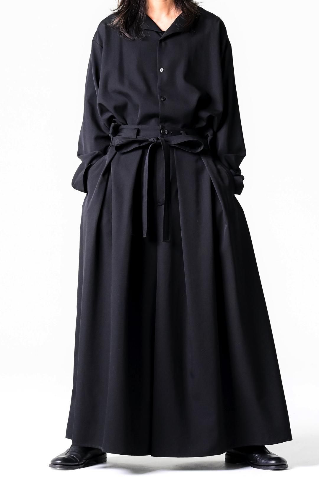 Wool Gabardine Kimono Pants