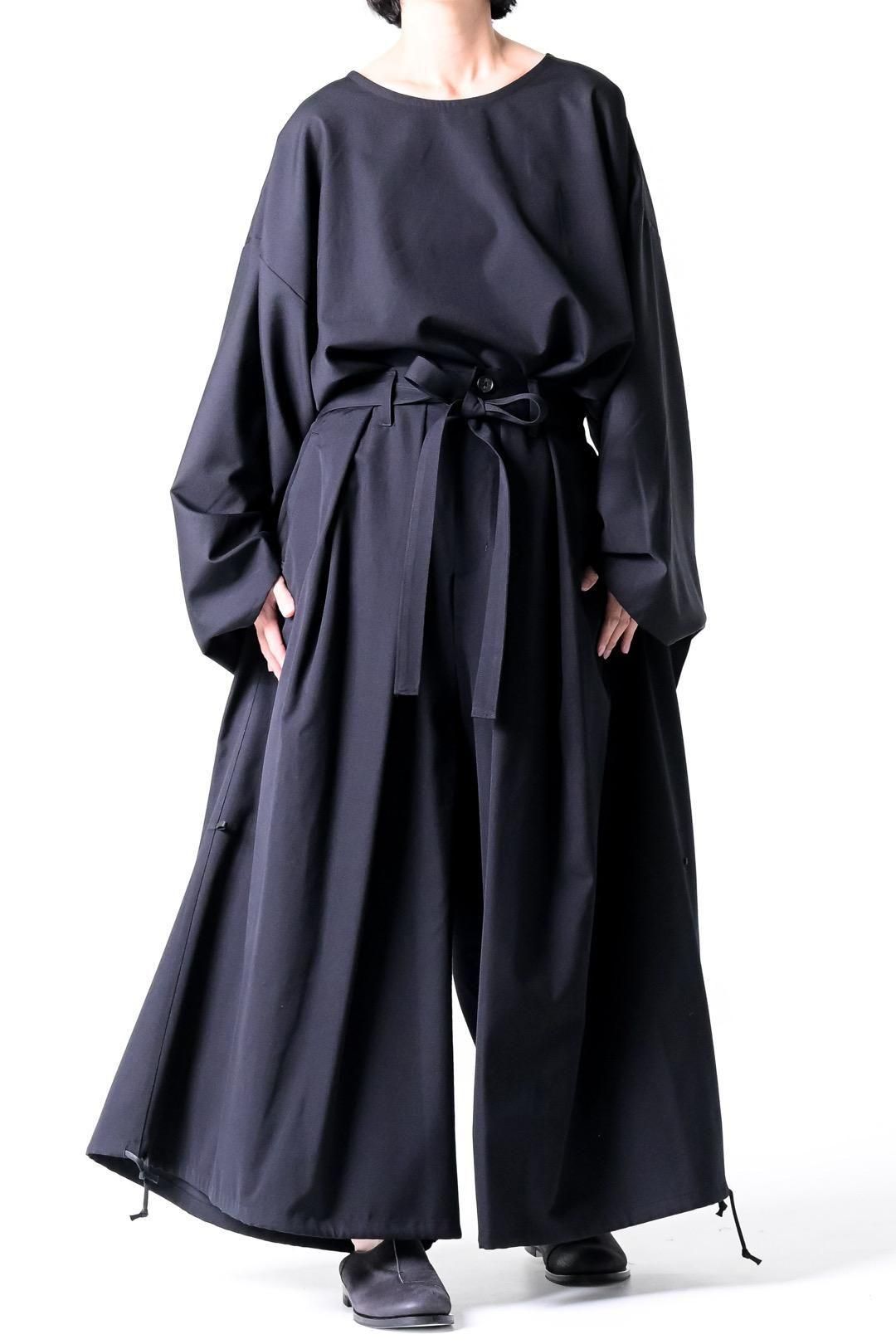 Wool Gabardine KIMONO Balloon Pants
