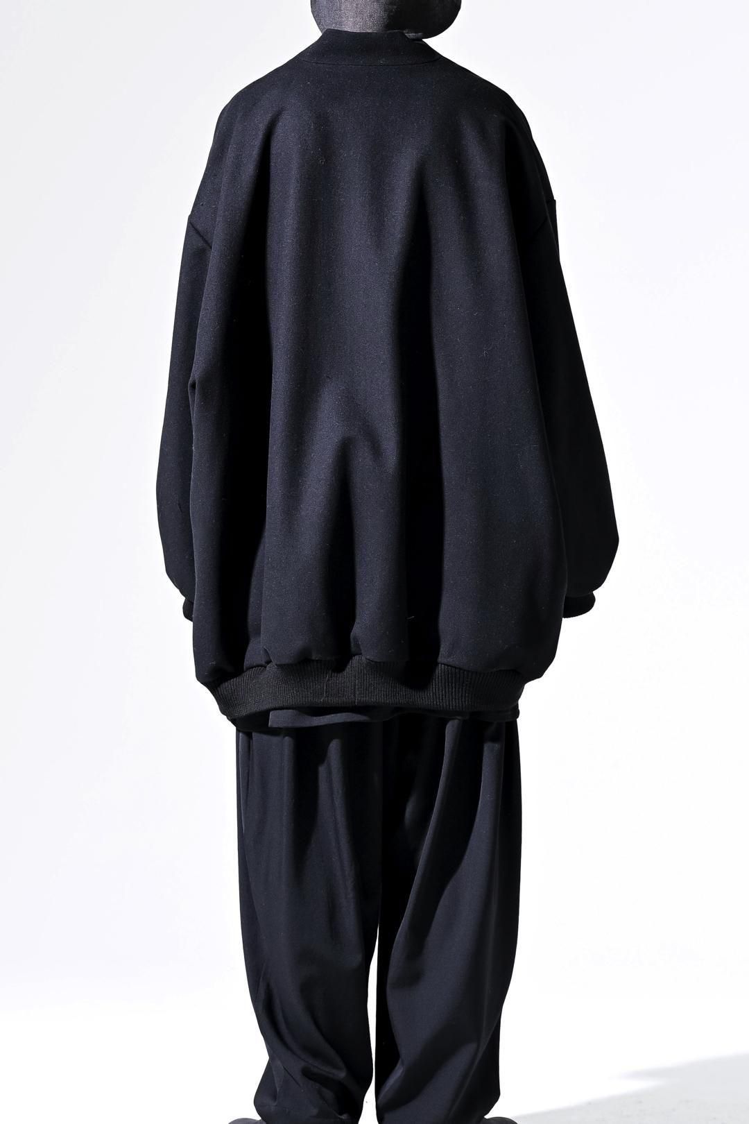Super100's "尾州" Melton Oversized Zip Blouson