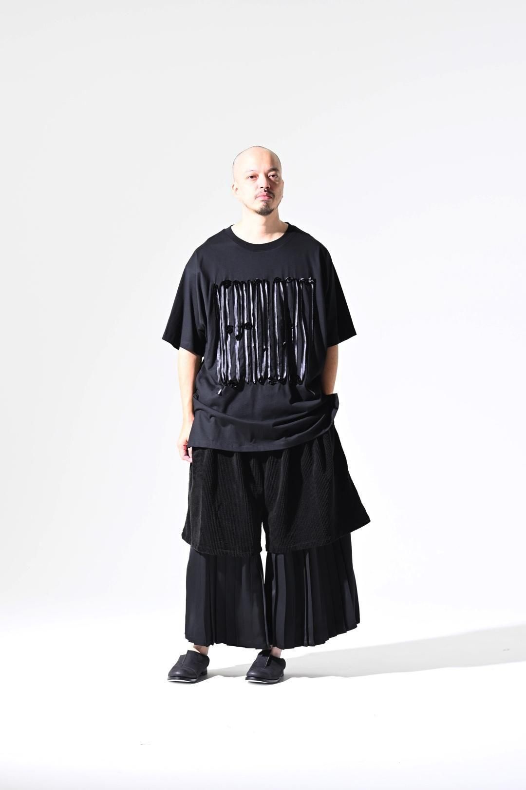 Cord Embroidery Big T -contrail-