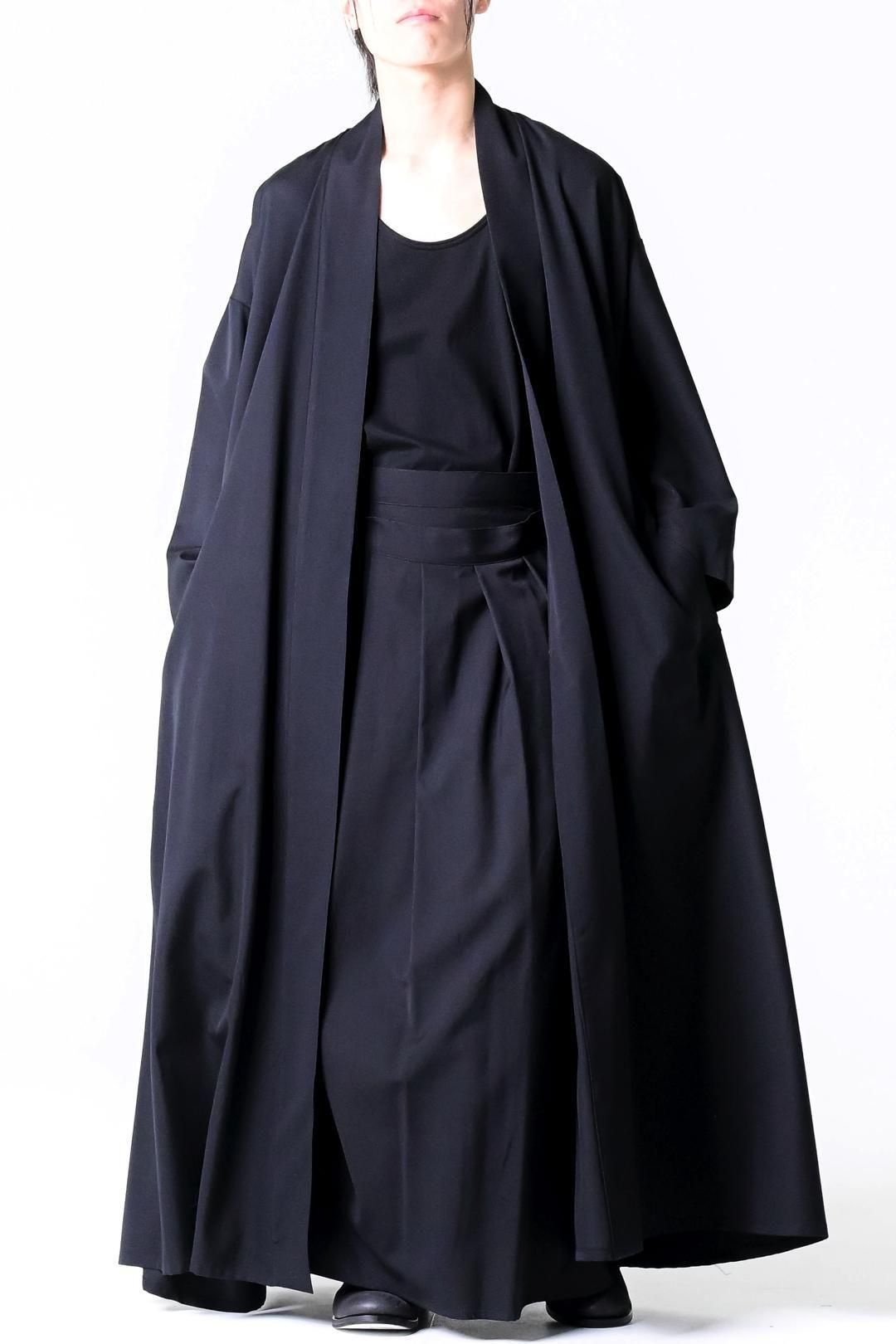 Wool Gabardine YUKATA Coat