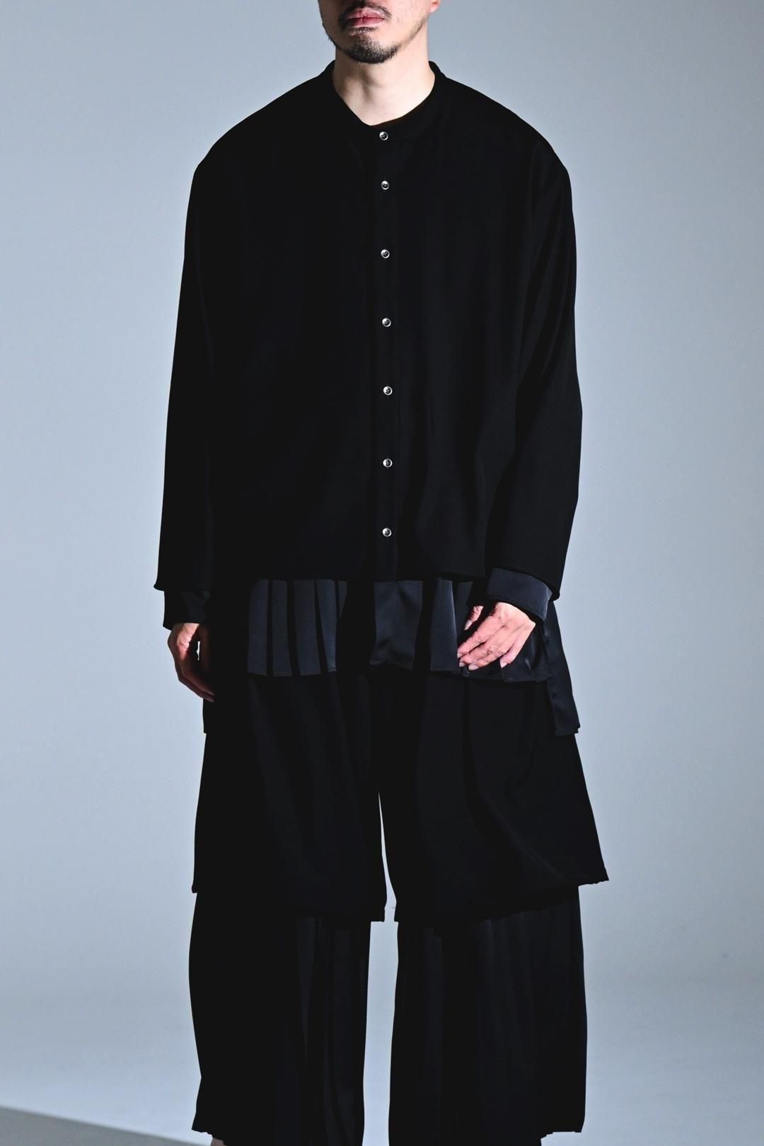 Pleats Layered Tier Shirt