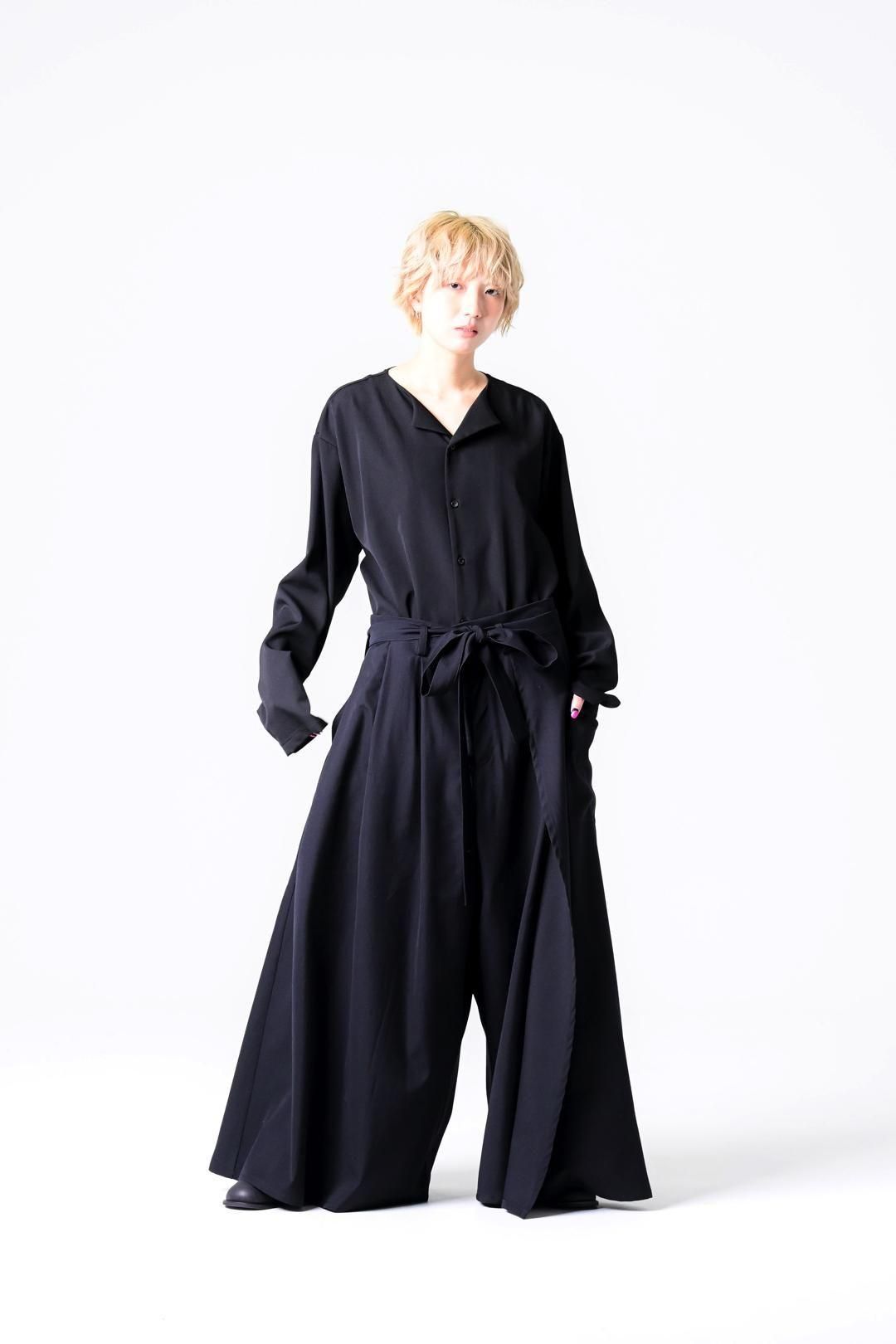 Wool Gabardine Wrap HAKAMA Pants