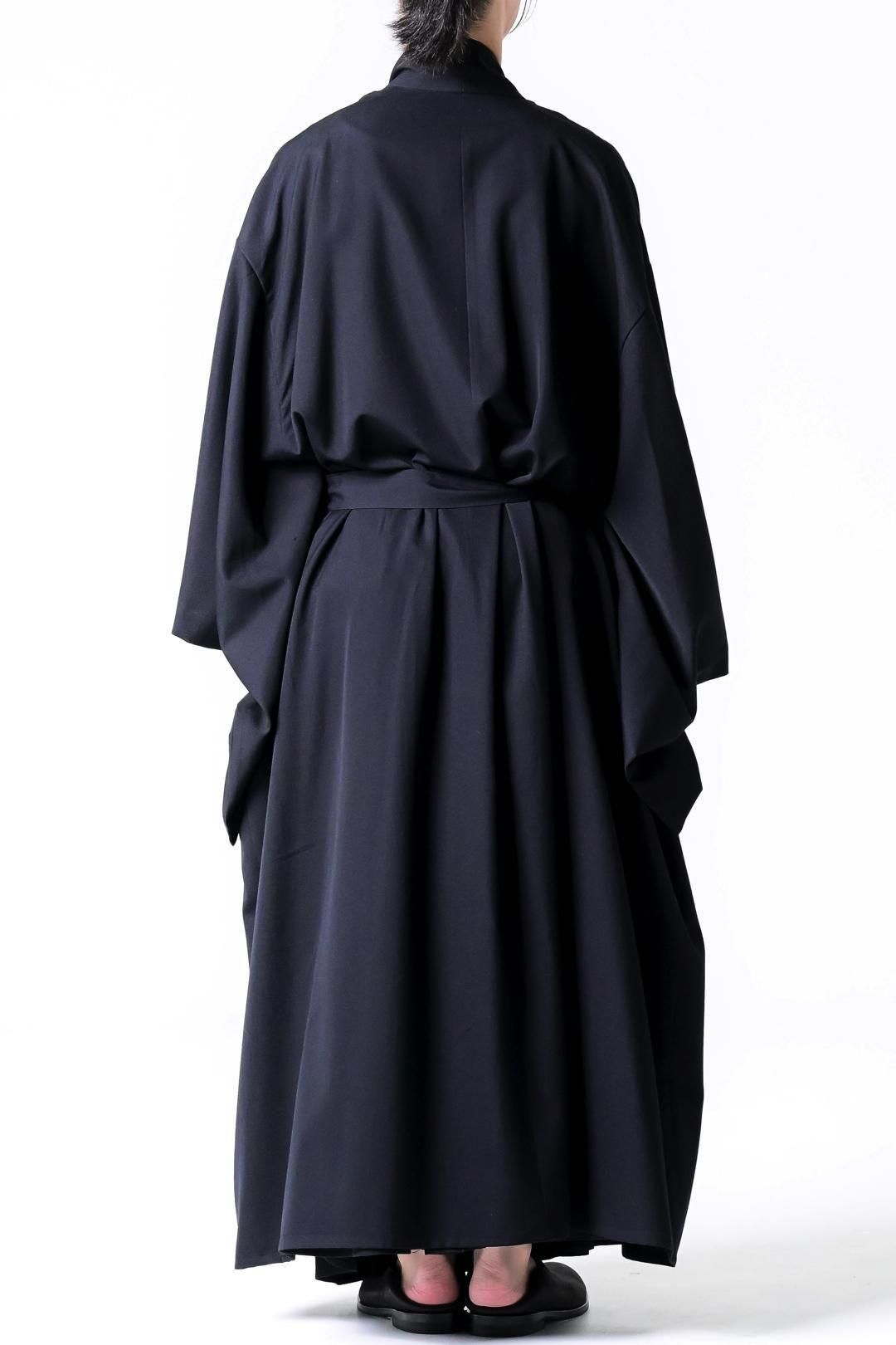 Wool Gabardine YUKATA Coat