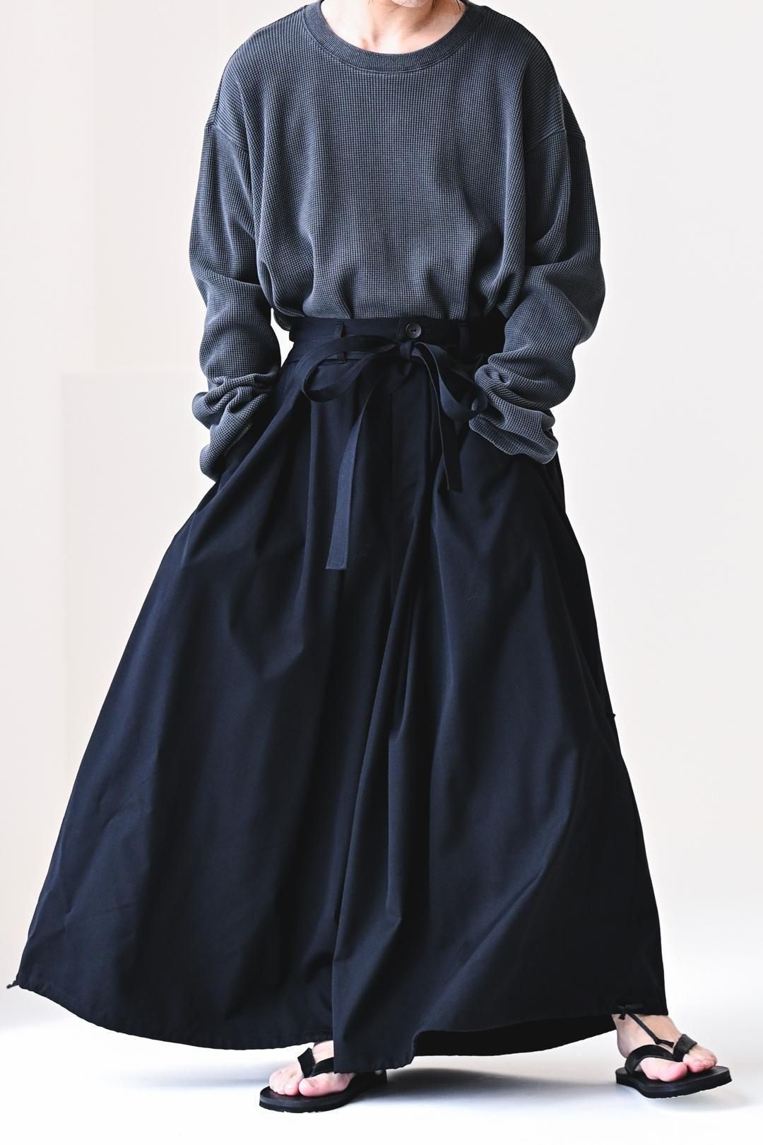 Wool Gabardine KIMONO Balloon Pants