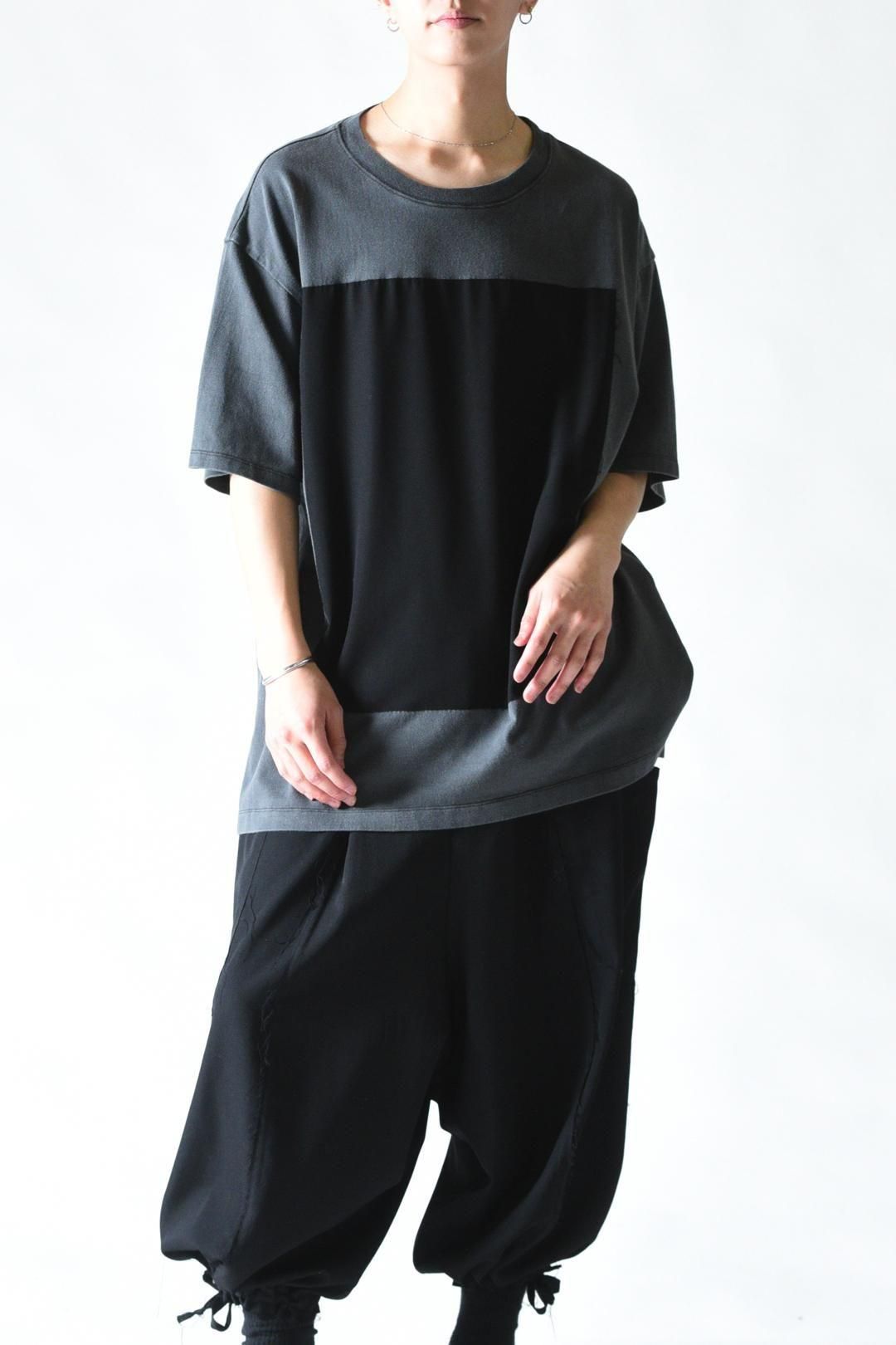 Garment-Dyed Zigzag Sewing Cloud Big-T