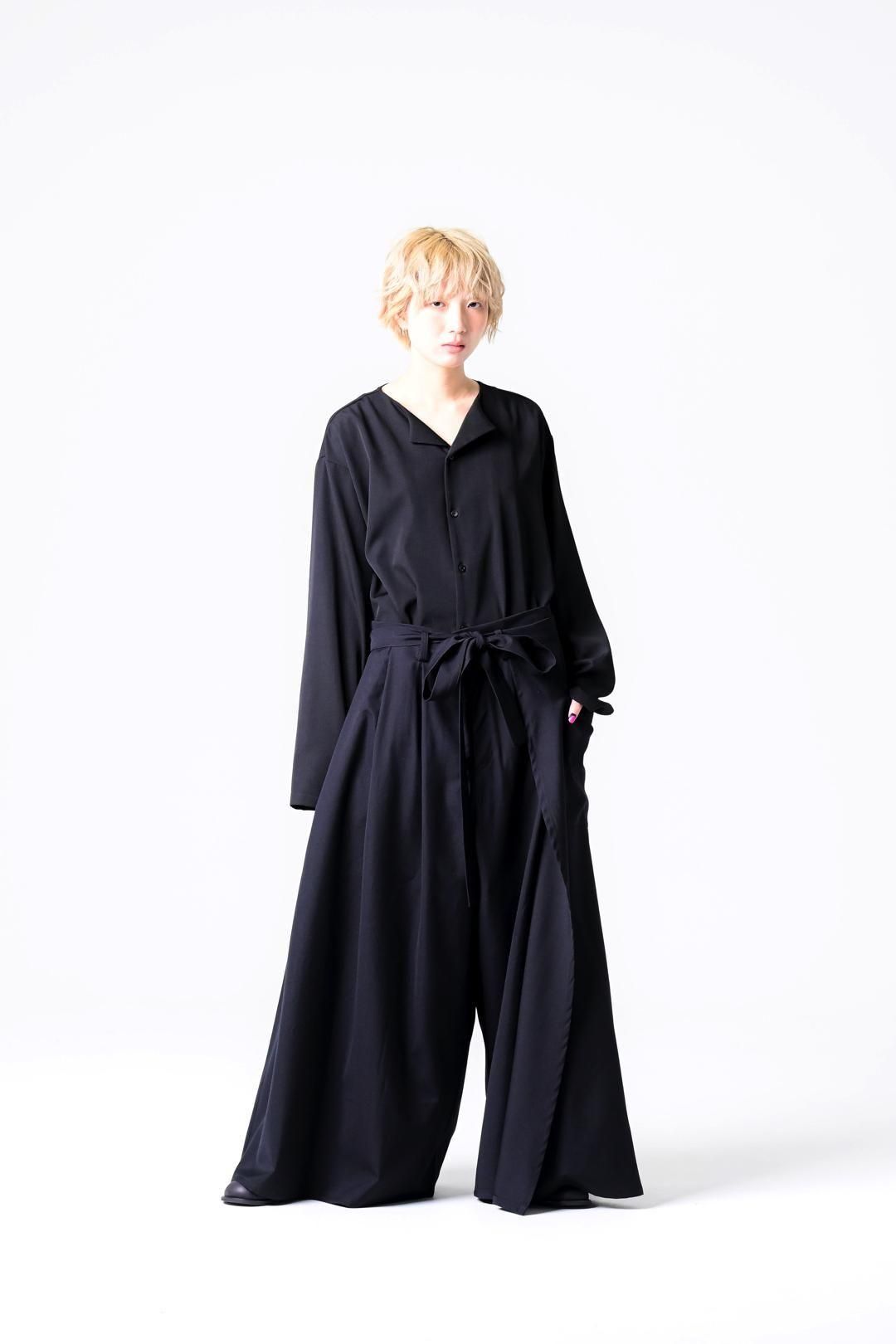 Wool Gabardine Wrap HAKAMA Pants