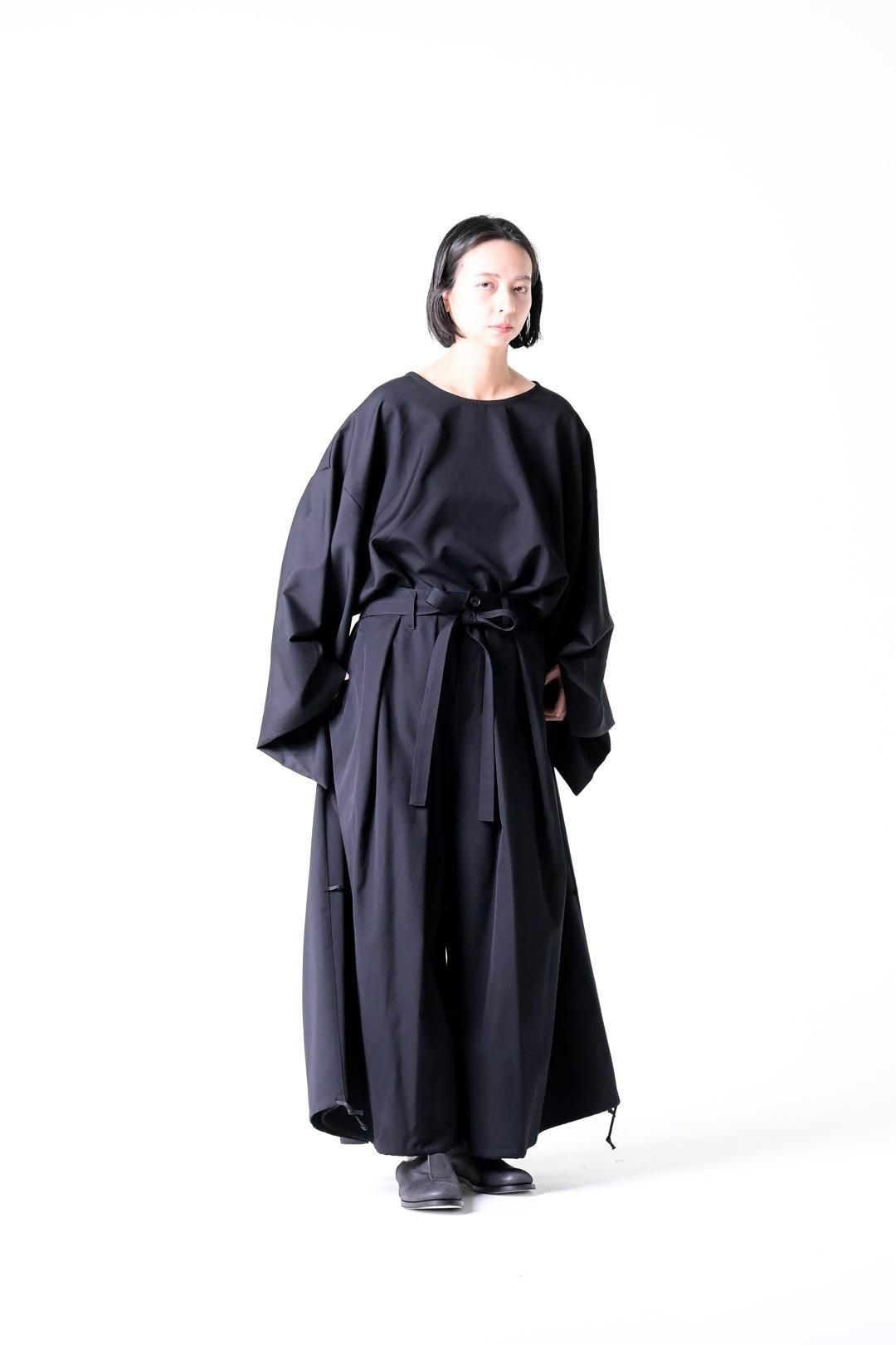 Wool Gabardine KIMONO Balloon Pants