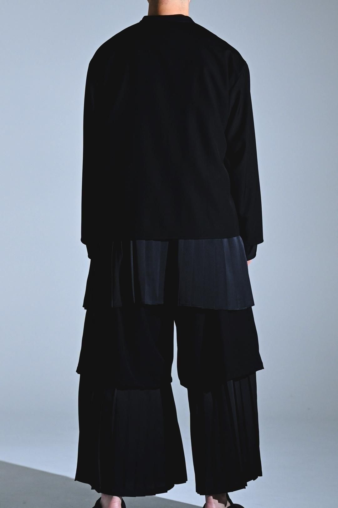 Pleats Layered Tier Shirt