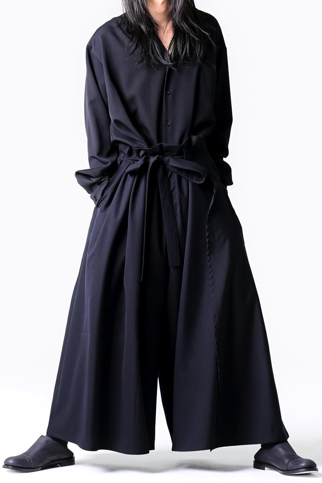 Wool Gabardine Wrap HAKAMA Pants