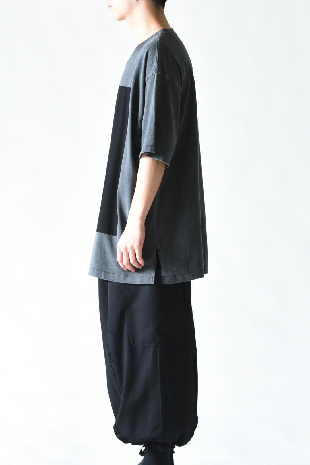 Garment-Dyed Zigzag Sewing Cloud Big-T