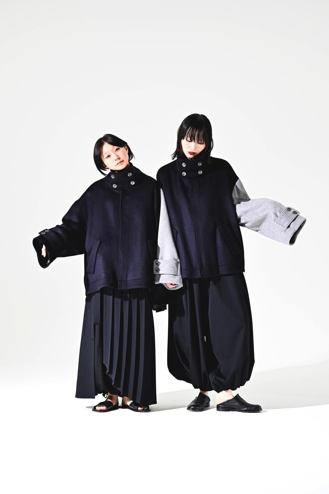 Wool Beaver High-Neck Blouson