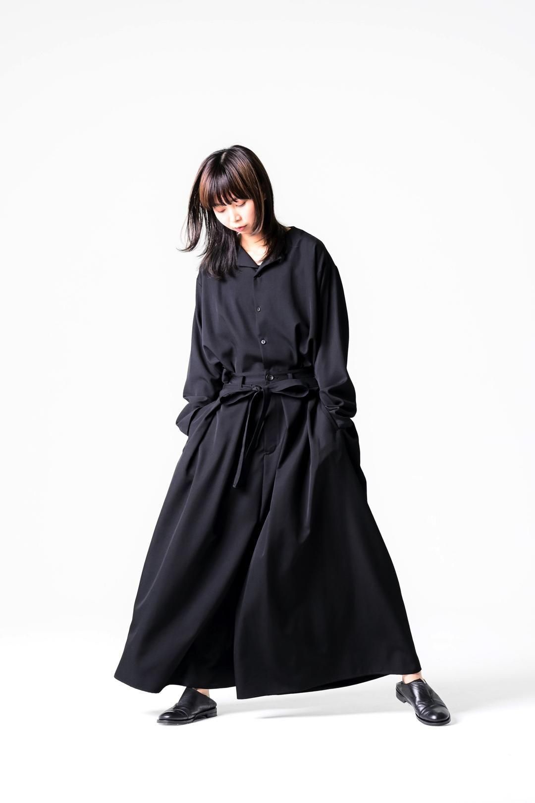 Wool Gabardine Kimono Pants