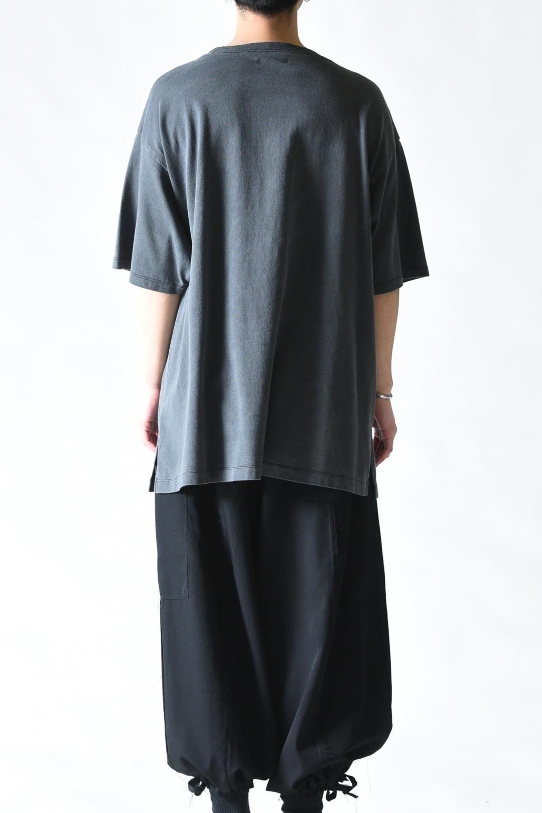 Garment-Dyed Zigzag Sewing Cloud Big-T