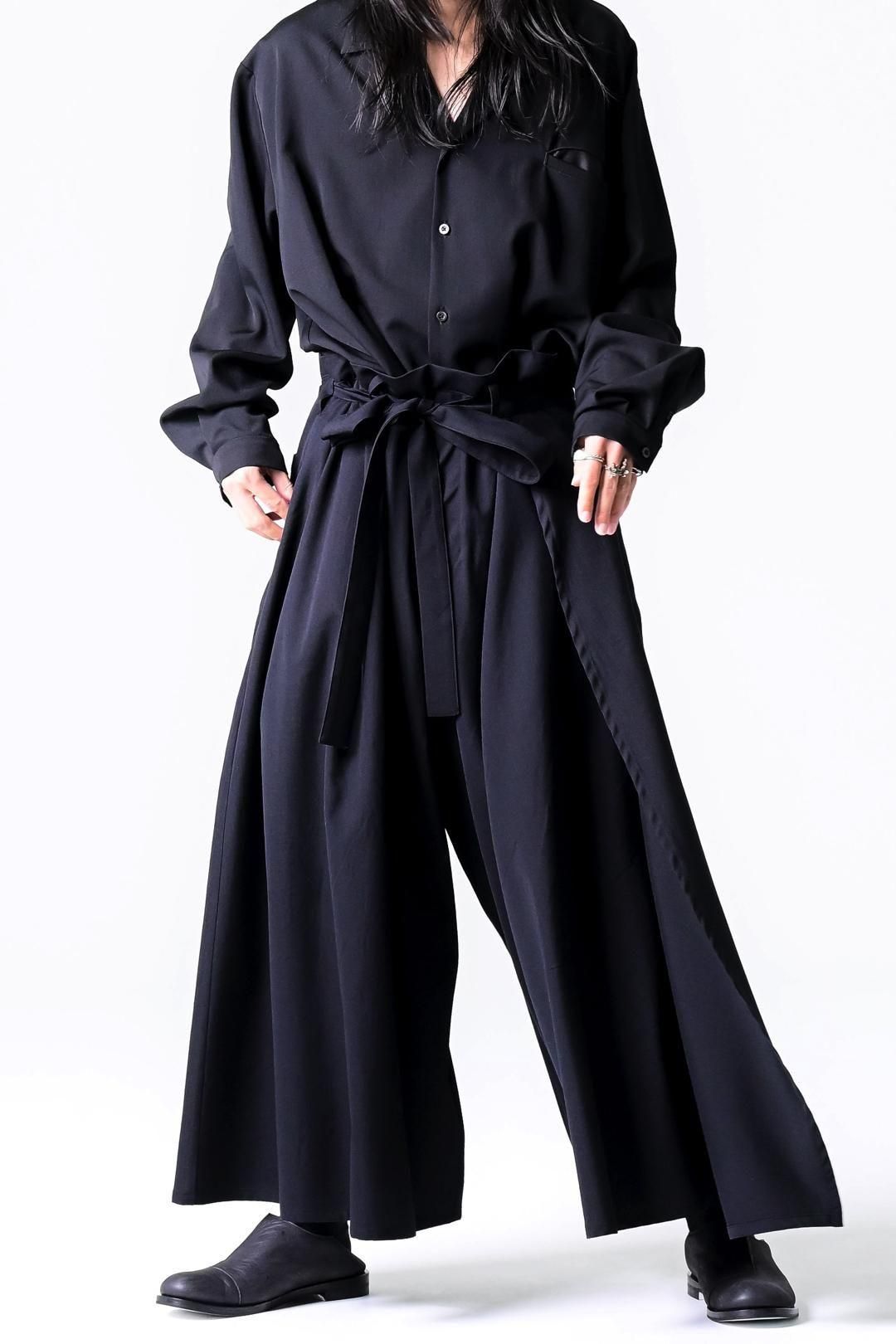 Wool Gabardine Wrap HAKAMA Pants