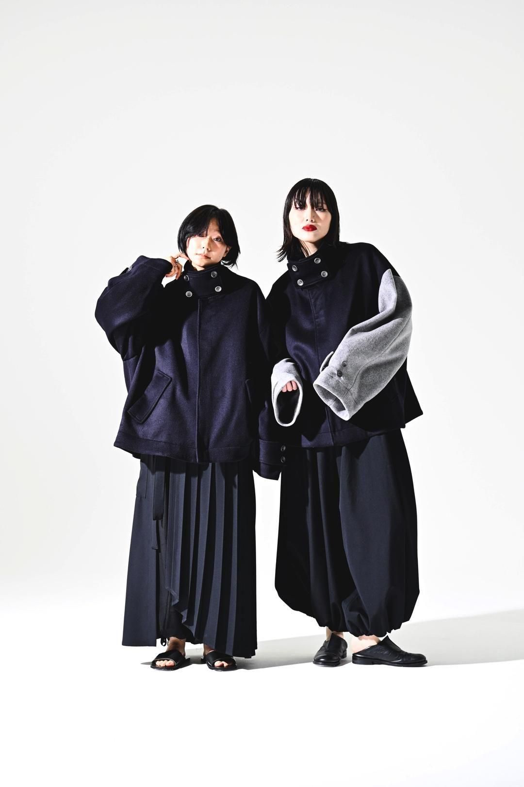 Wool Beaver High-Neck Blouson