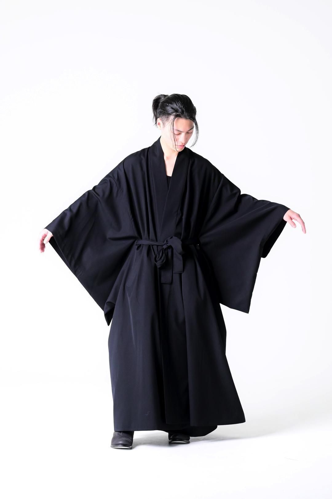 Wool Gabardine YUKATA Coat