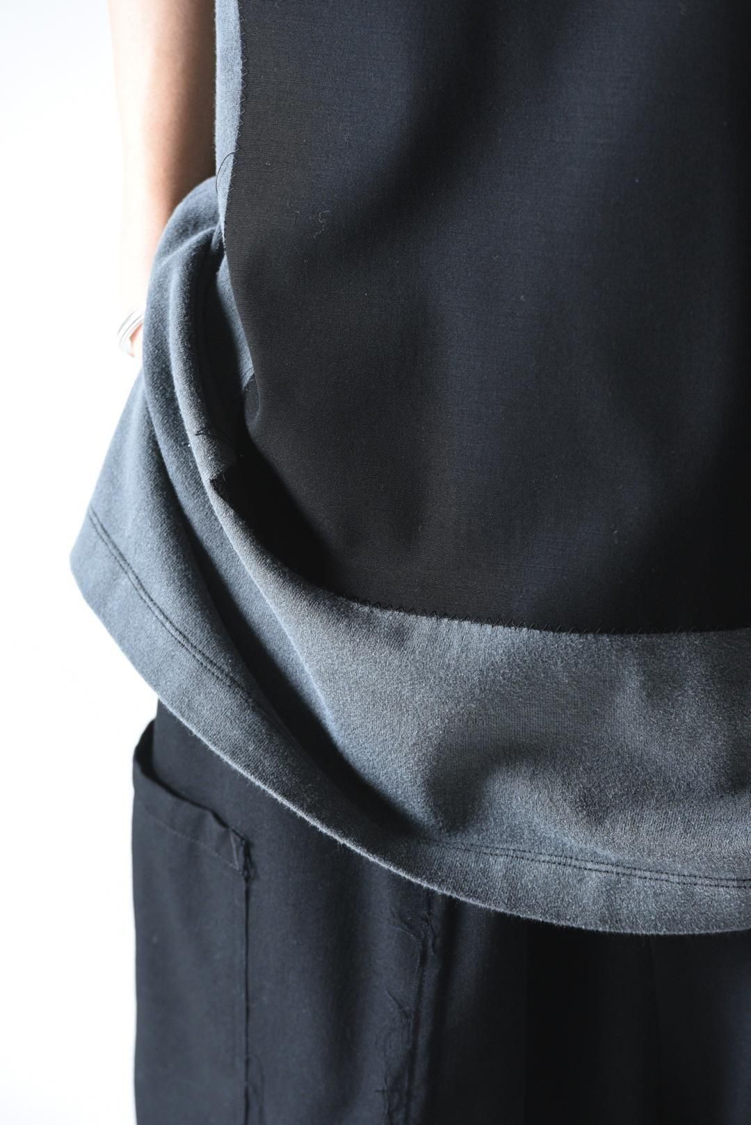 Garment-Dyed Zigzag Sewing Cloud Big-T