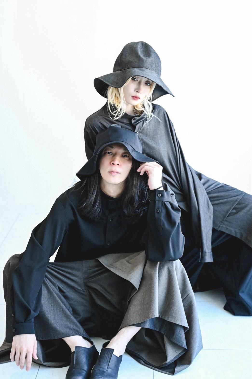 Wool Gabardine Stand Collar Shirt