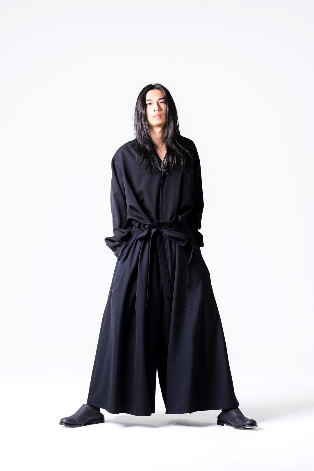 Wool Gabardine Wrap HAKAMA Pants
