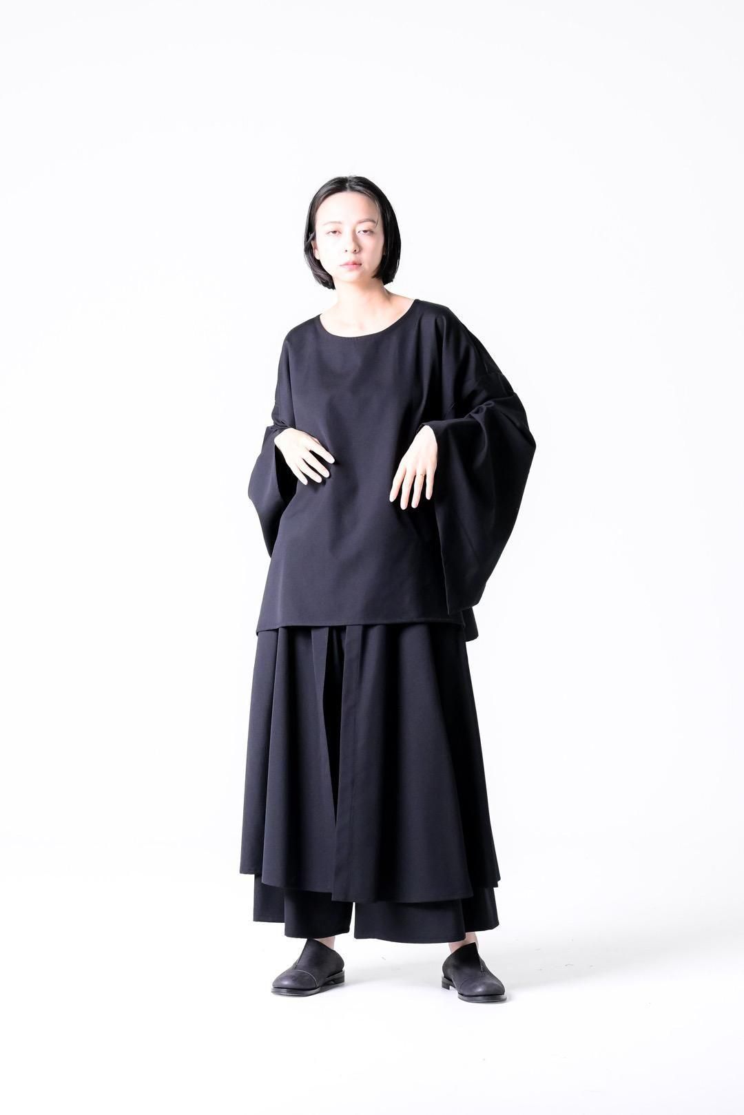 Wool Gabardine Layered 袴 Pants(easy ver) 2024