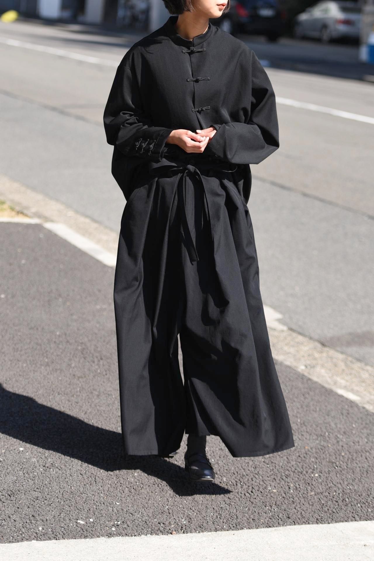 Wool Gabardine Kimono Pants