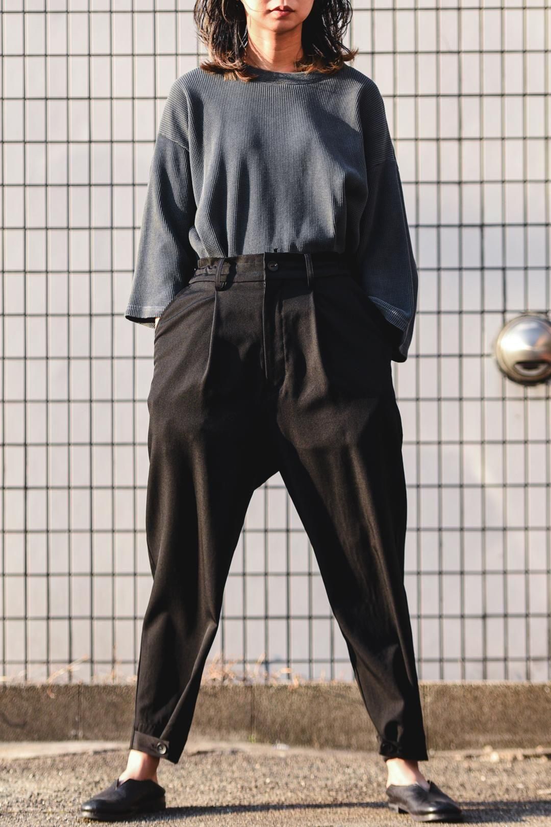 Wool Gabardine Gang Slacks