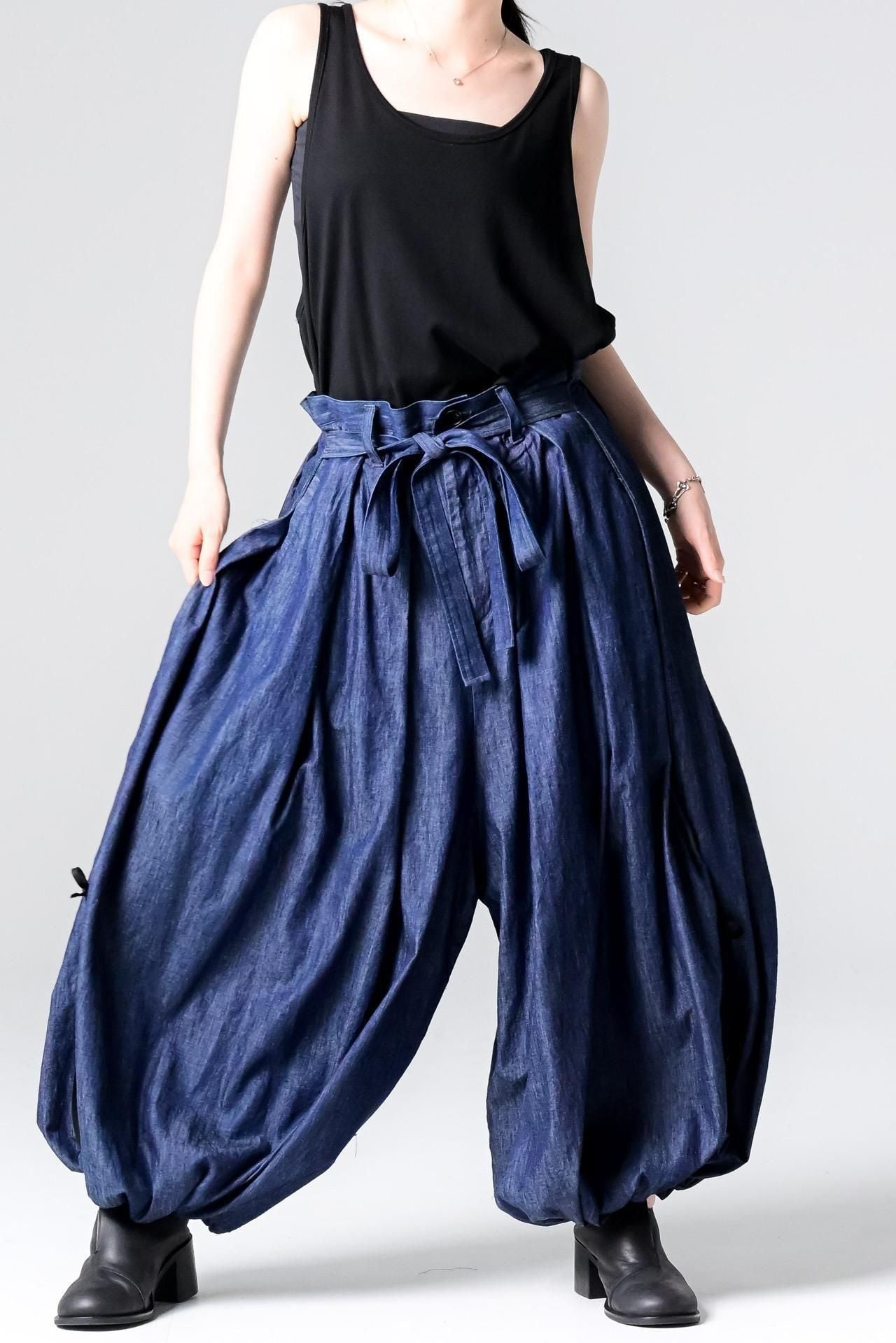 4oz Denim KIMONO Balloon Pants indigo