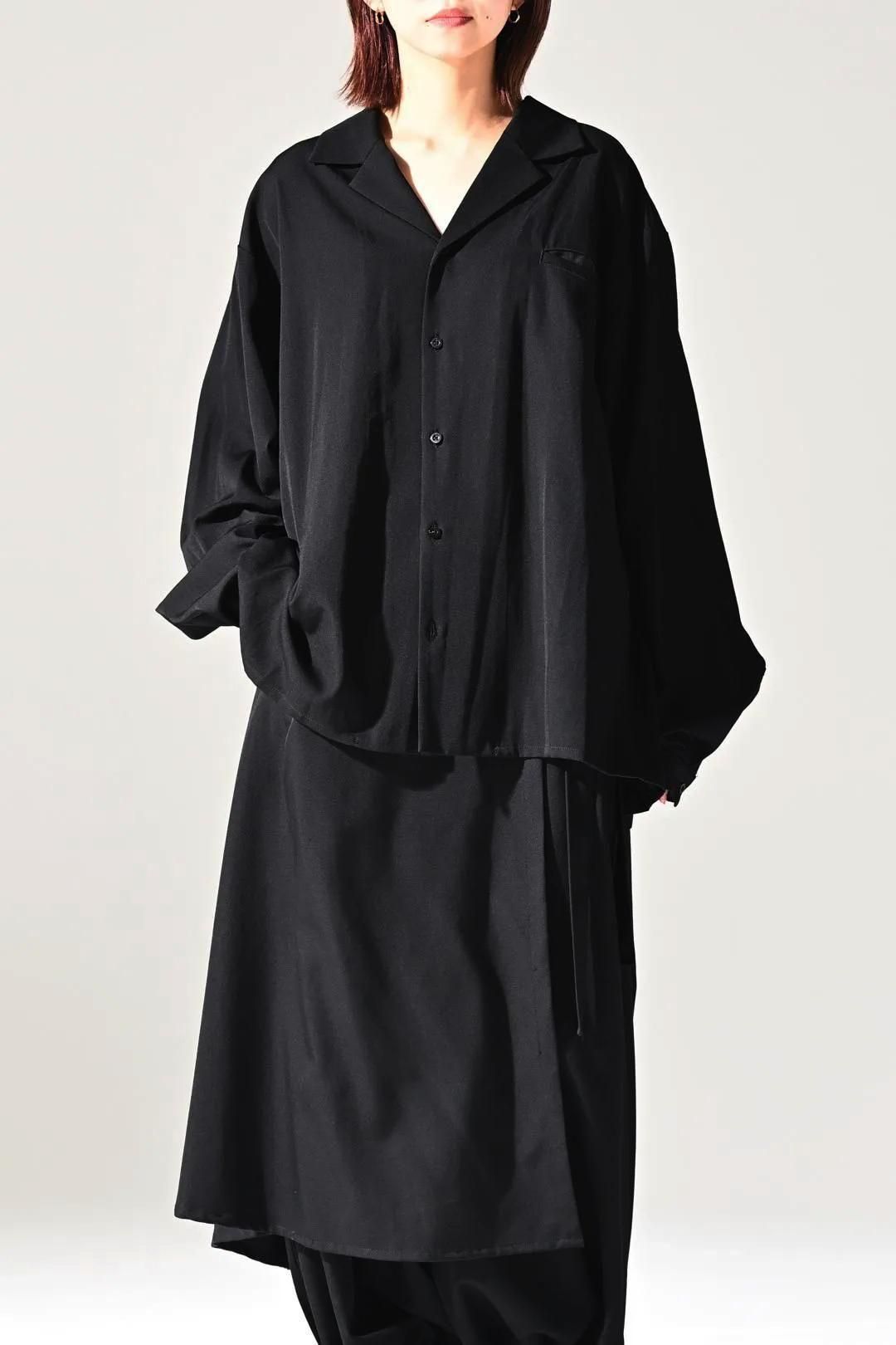 Wool Gabardine 開襟 Gang Shirt