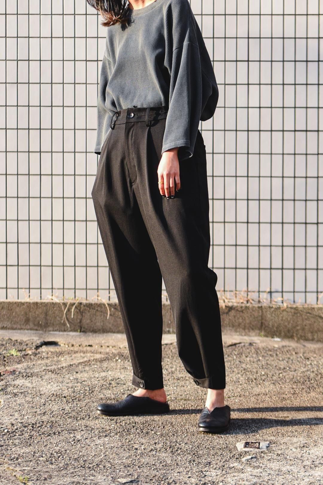 Wool Gabardine Gang Slacks