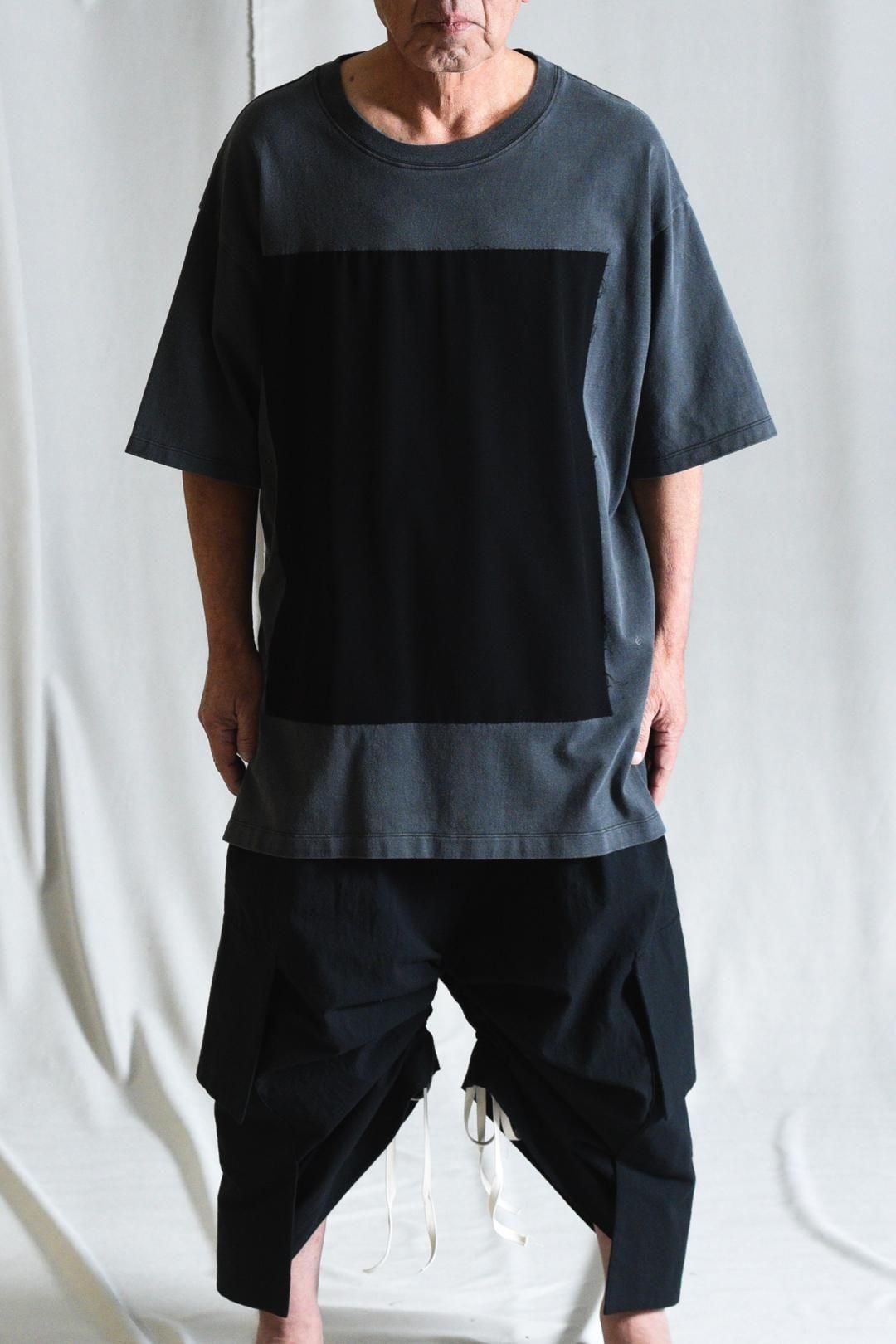 Garment-Dyed Zigzag Sewing Cloud Big-T