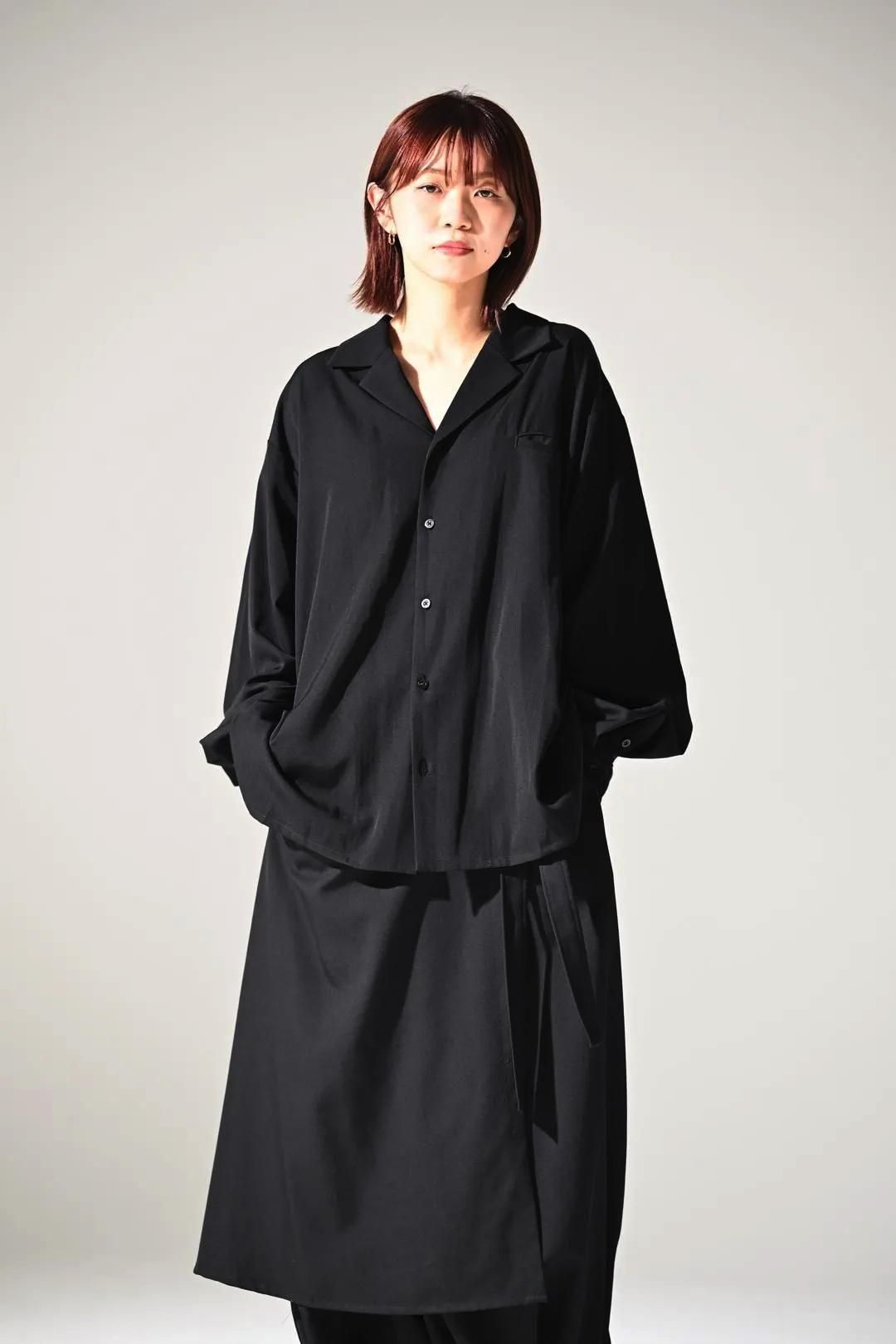 Wool Gabardine 開襟 Gang Shirt