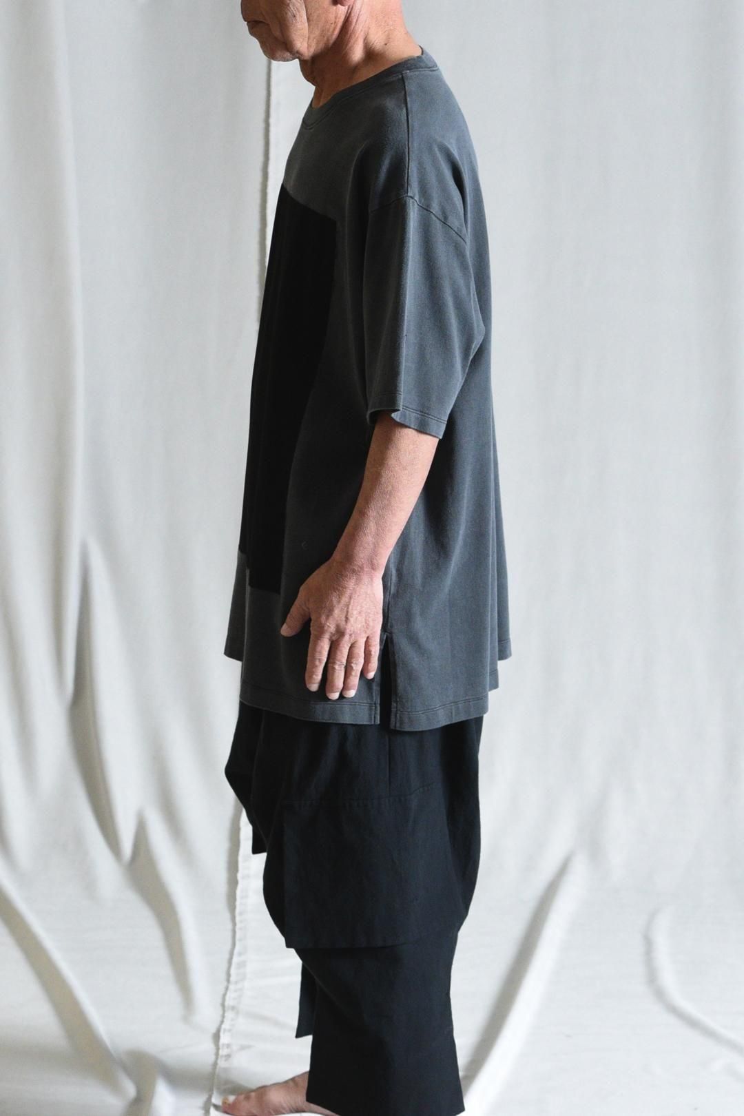 Garment-Dyed Zigzag Sewing Cloud Big-T