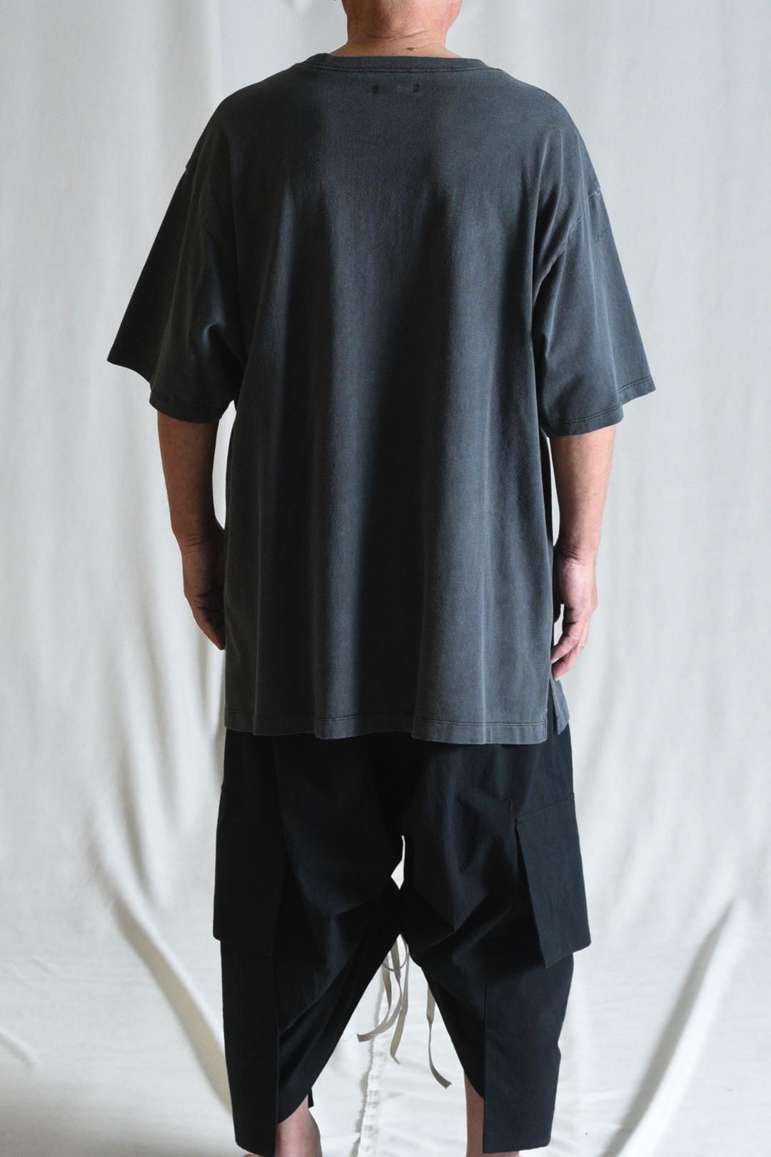 Garment-Dyed Zigzag Sewing Cloud Big-T