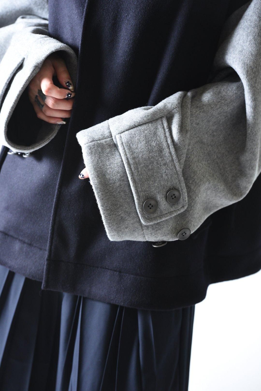 Wool Beaver High-Neck Blouson