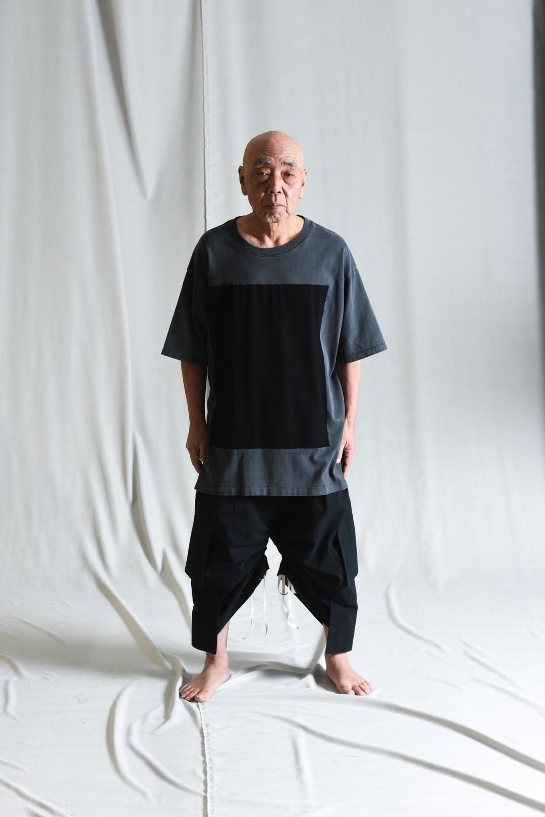 Garment-Dyed Zigzag Sewing Cloud Big-T