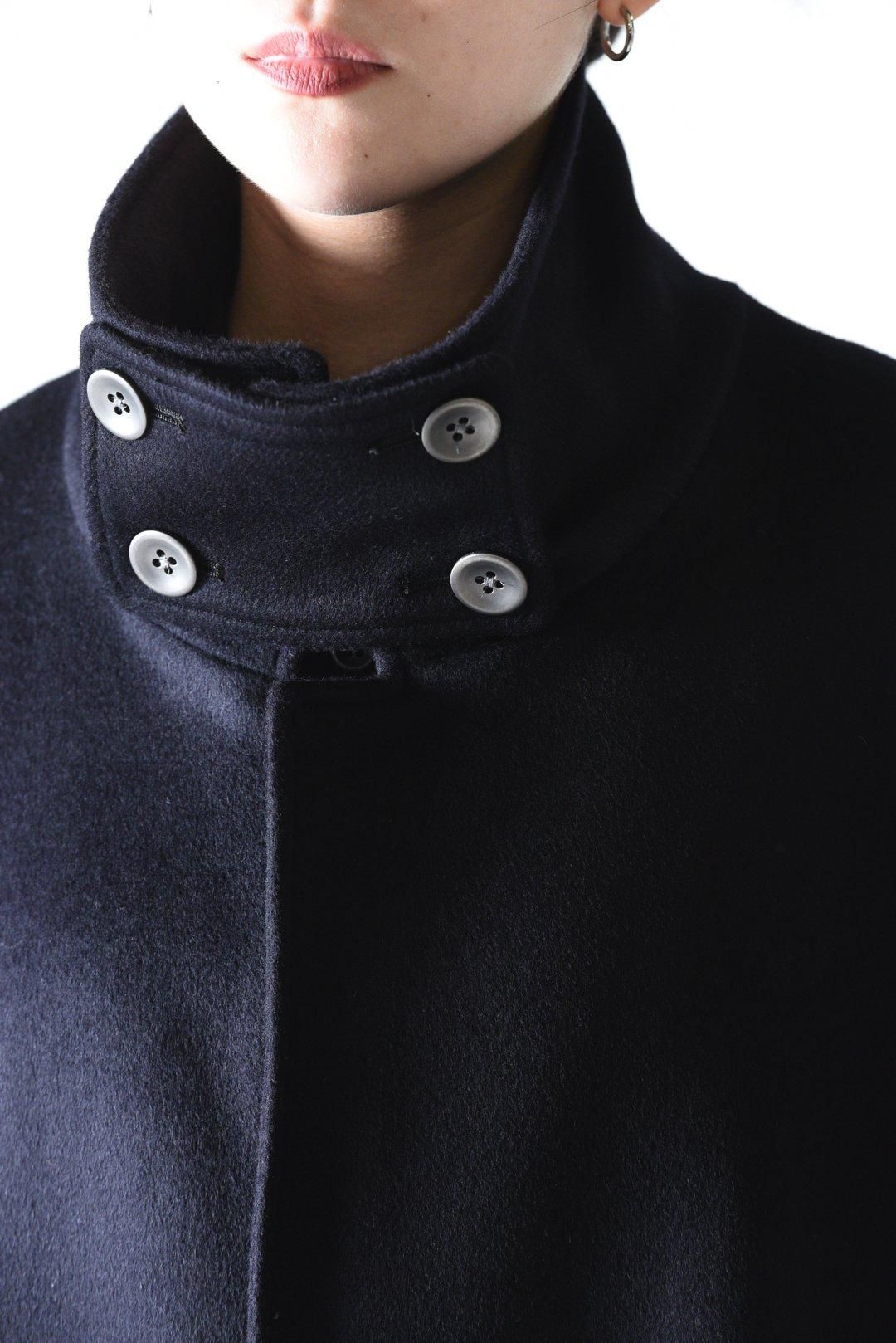 Wool Beaver High-Neck Blouson