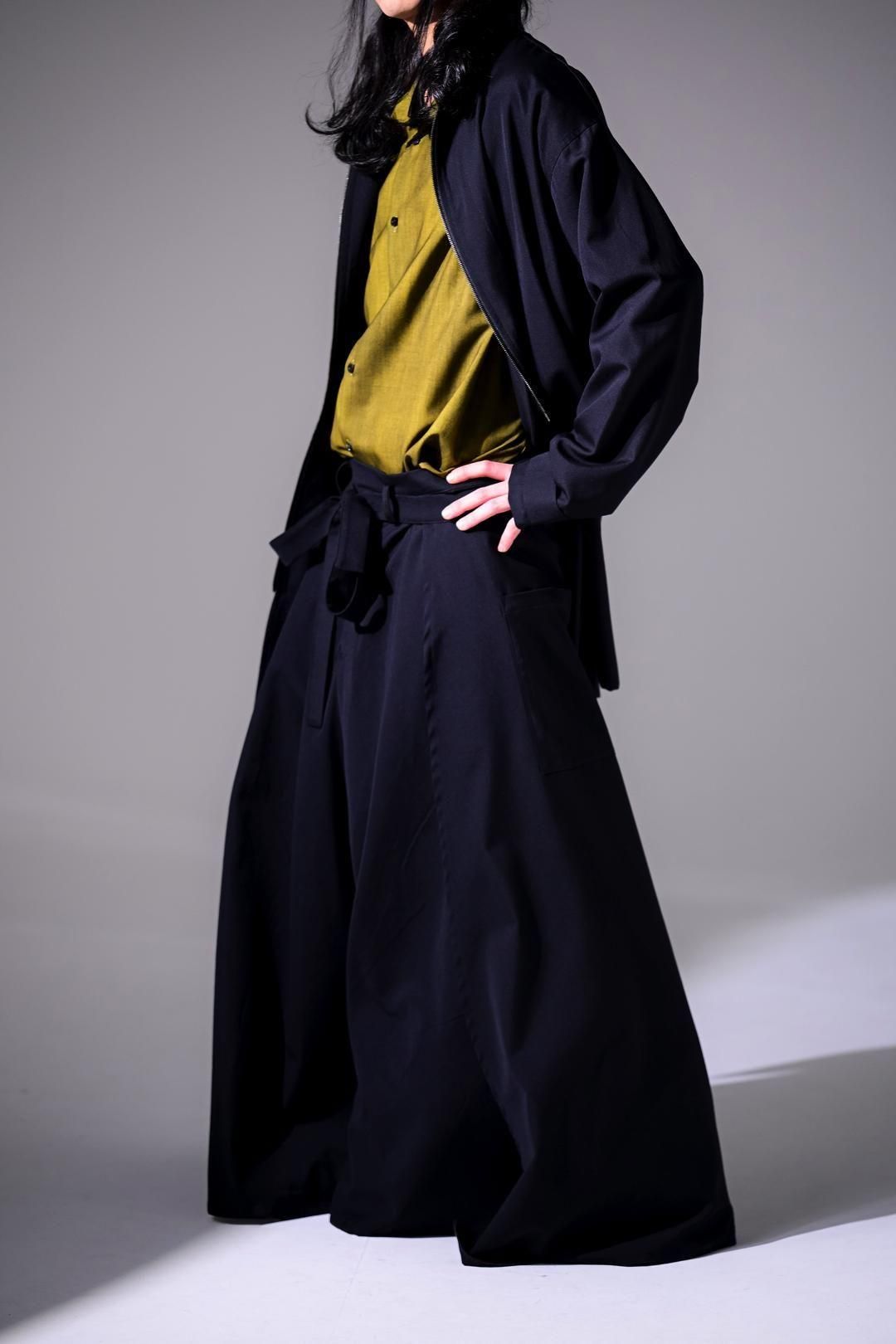 Wool Gabardine Wrap HAKAMA Pants