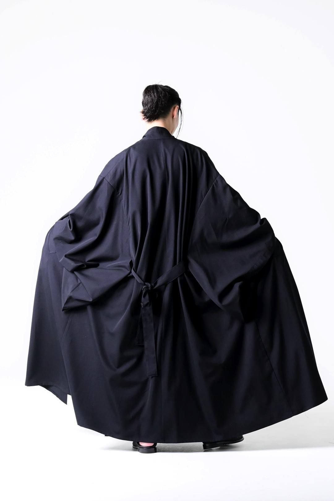 Wool Gabardine YUKATA Coat