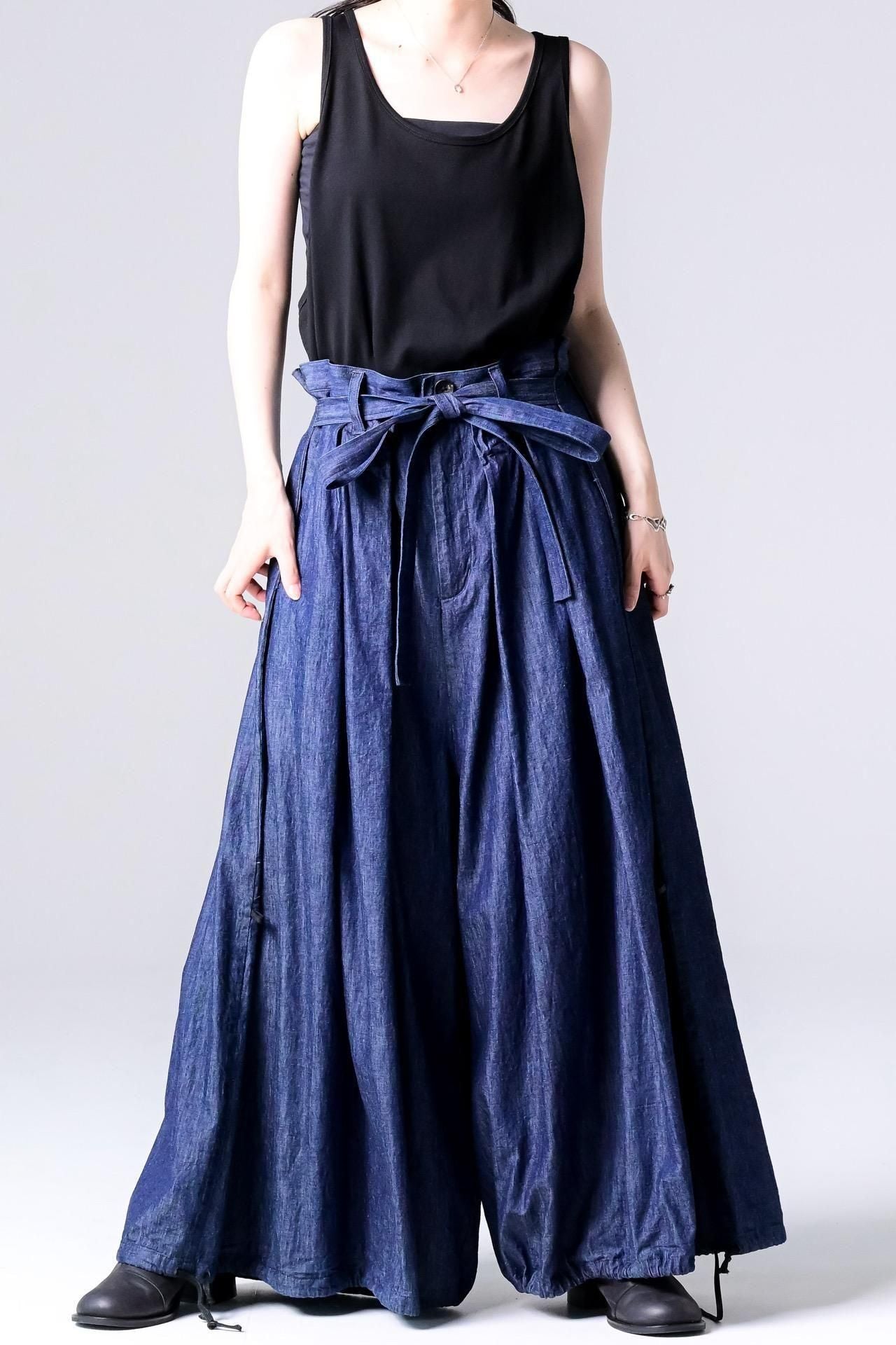 4oz Denim KIMONO Balloon Pants indigo