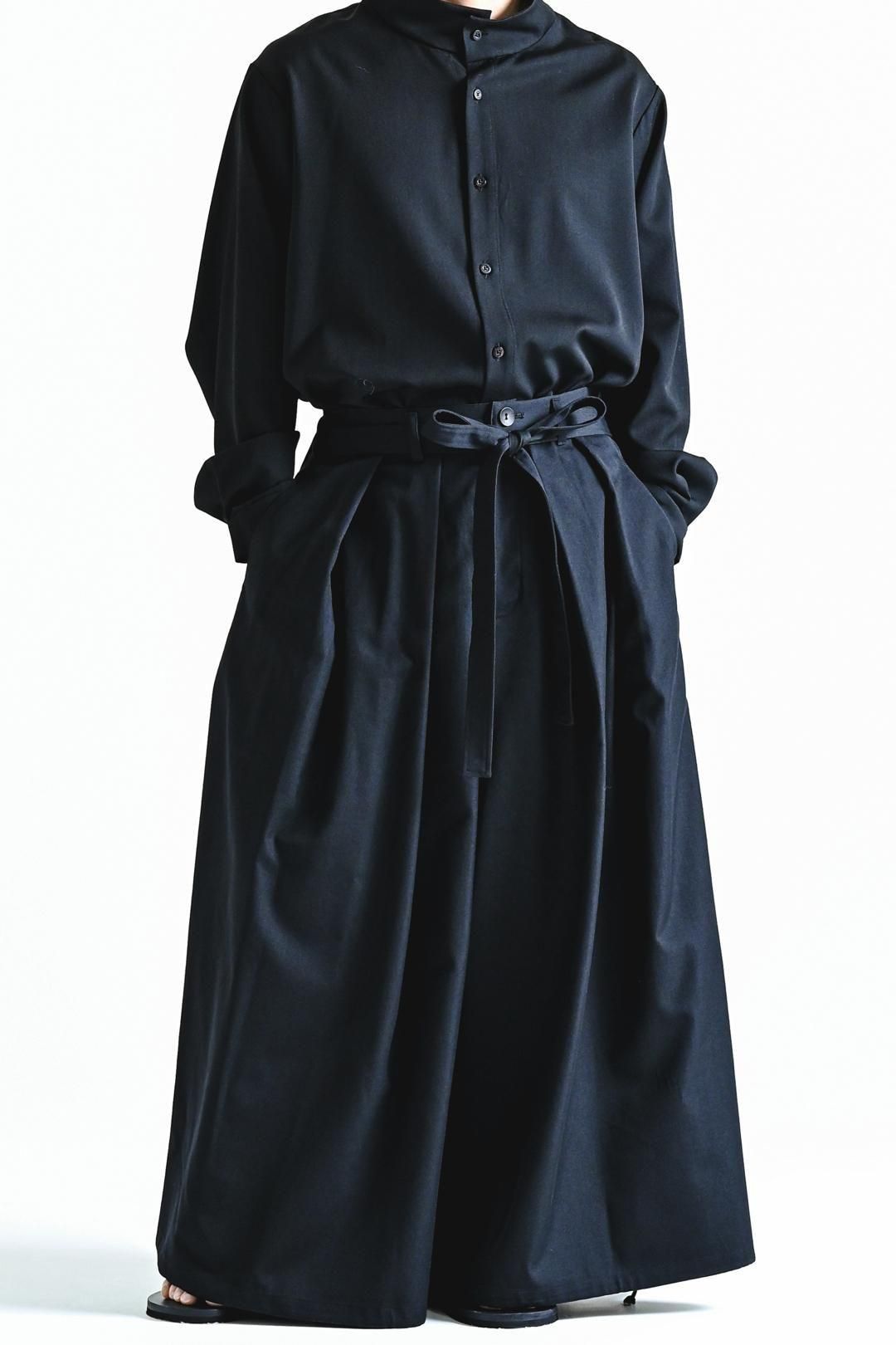 Wool Gabardine KIMONO Balloon Pants