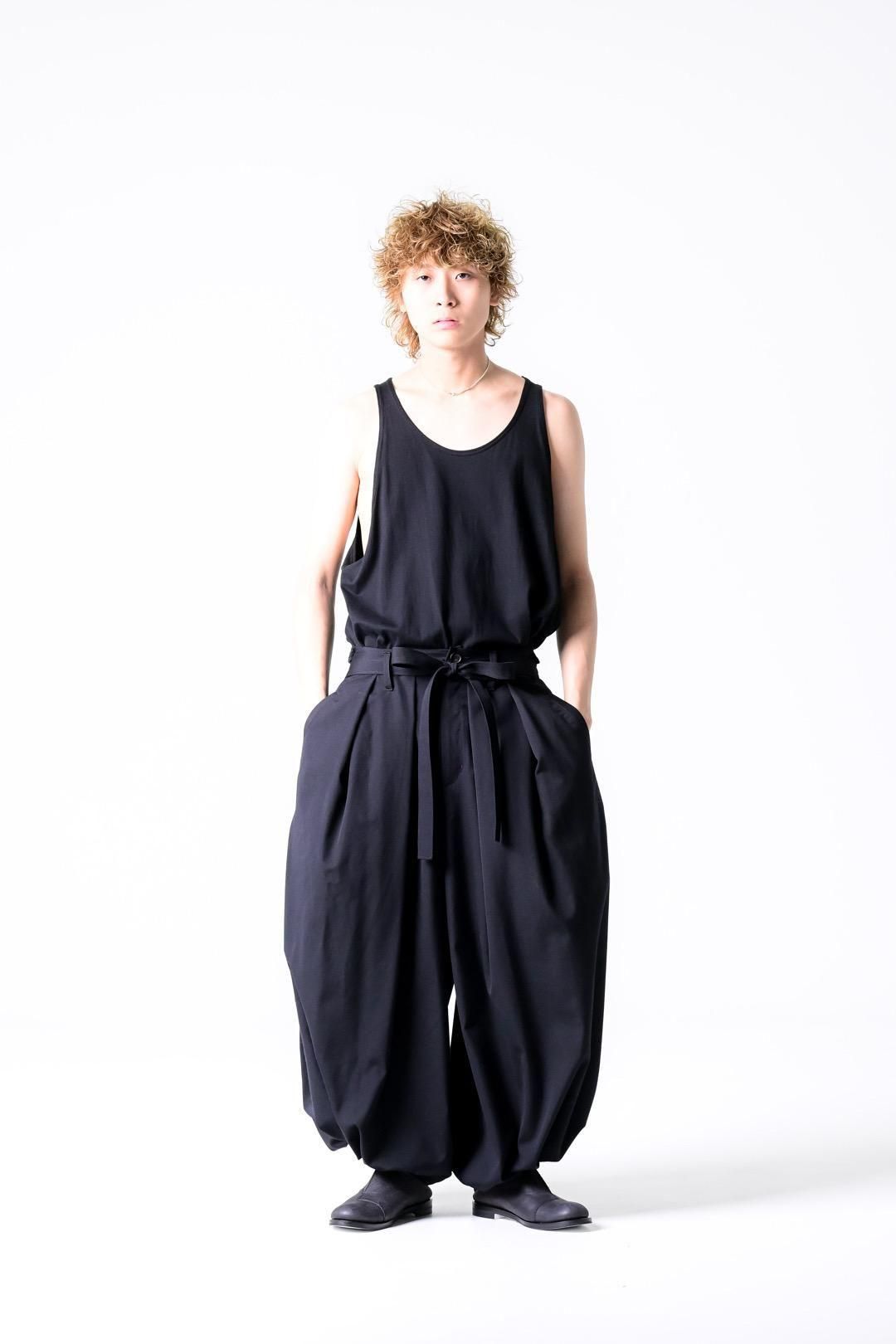 Wool Gabardine KIMONO Balloon Pants