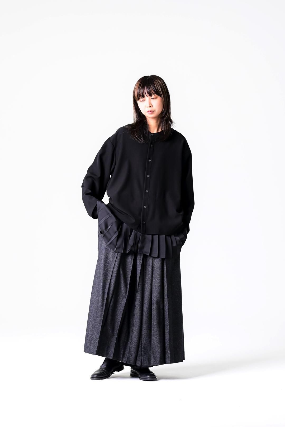 Pleats Layered Tier Shirt