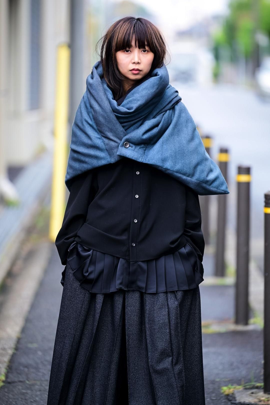 Pleats Layered Tier Shirt