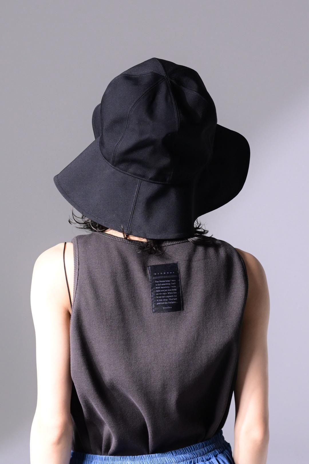 Wool Gabardine Deep Hat
